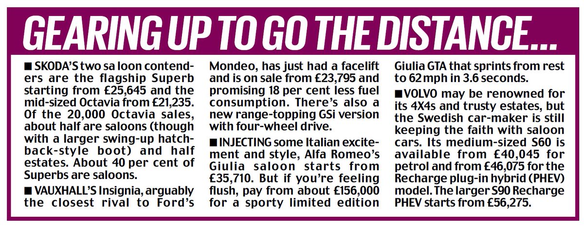 raymasseytweets's tweet photo. How @Skoda is keeping the saloon alive in the 21st Century. Read my #MOTORMAIL column @DailyMailUK @MailOnline . @SKODAUK @SKODAUK_Media #Skoda #Octavia #Superb @Pietro_Panarisi @SkodaIRL
#lifestyle #design #bounceback
Click: https://t.co/INMkoXrEqQ via
@ThisIsMoney https://t.co/R3EsQkNjGW