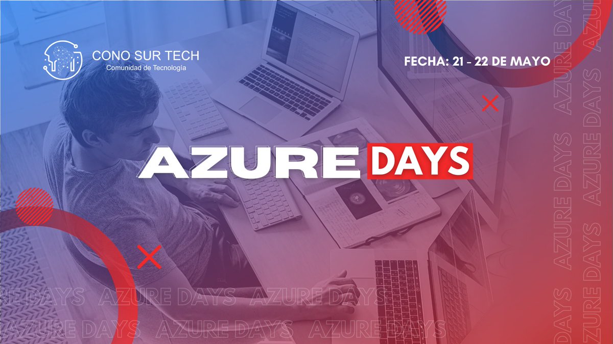 conosurtech's tweet photo. 📢 ¡Es hoy! Segundo día del #AzureDays a partir de la 01.00 PM UTC. ¡Ya estamos online! 👉 https://t.co/C03ZlgVcMq
.
📺 Dos jornadas en vivo por YouTube
📅 Última sesión hoy
👩‍🎓 Contenidos 100% en Español sobre #Azure
🤓 8 charlas de primer nivel https://t.co/HAyMsxTWlv