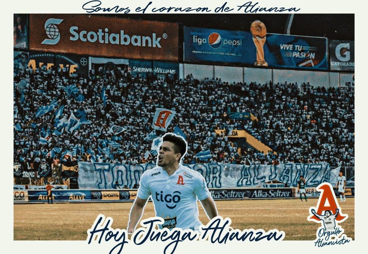 No te quedes en casa! 
Todos juntos alentemos al mimado, al paquidermo, al más grande.. <a href="/AlianzaFC_sv/">Alianza Fútbol Club</a> 🅰️💙

⏰ 7:00 Pm
🏟 Estadio Cuscatlan 

#TopemosElCusca
#SomosElCorazonDeAlianza