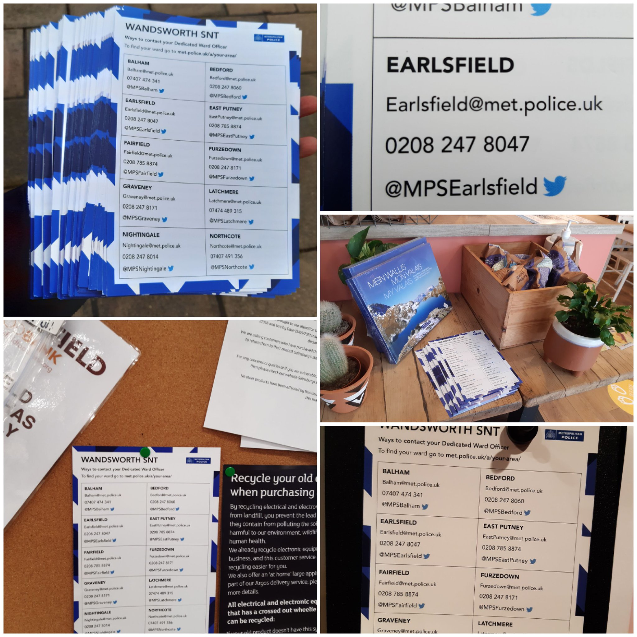 Earlsfield Police on Twitter "How to contact your local officers in