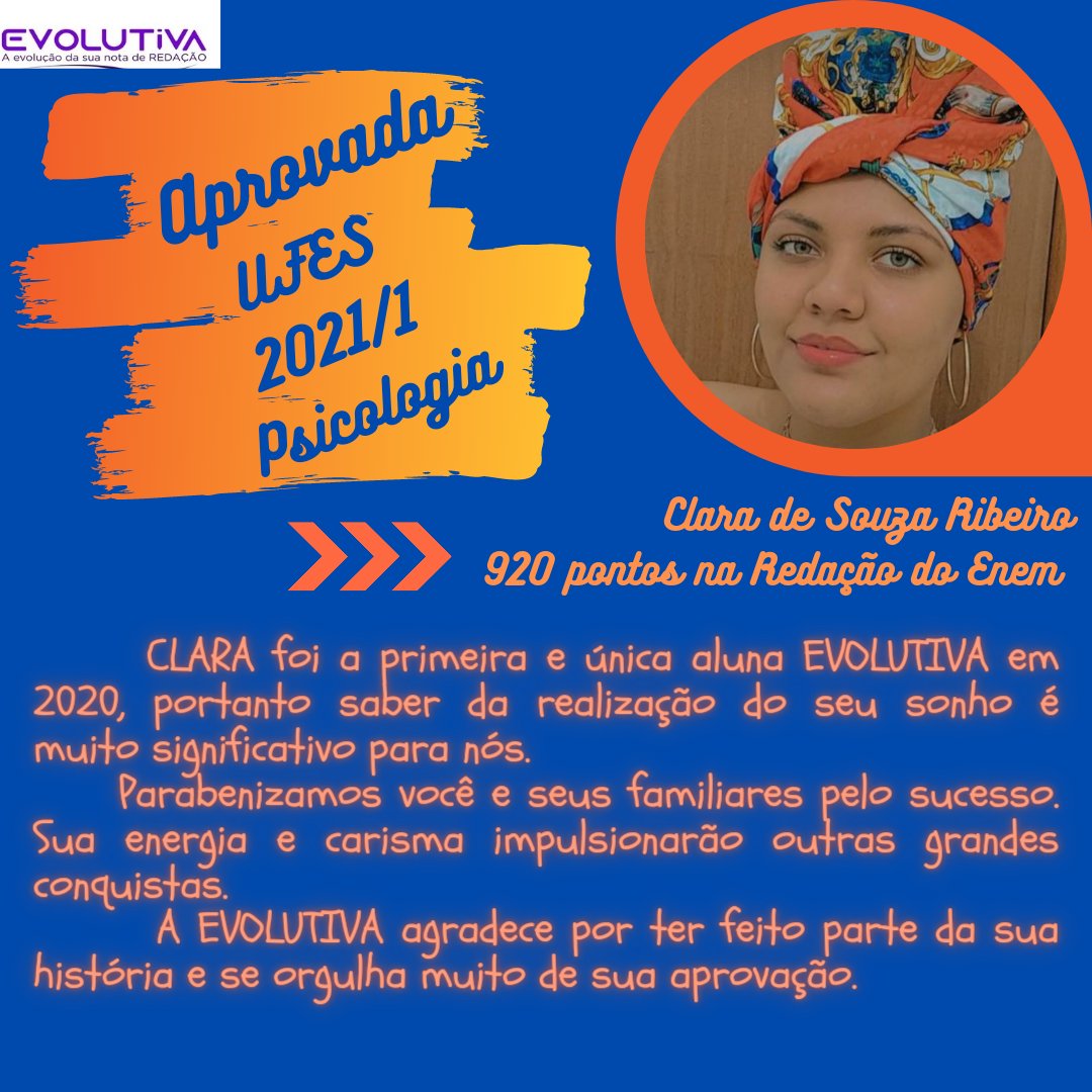 De 600 para 920. Só a EVOLUTIVA faz.