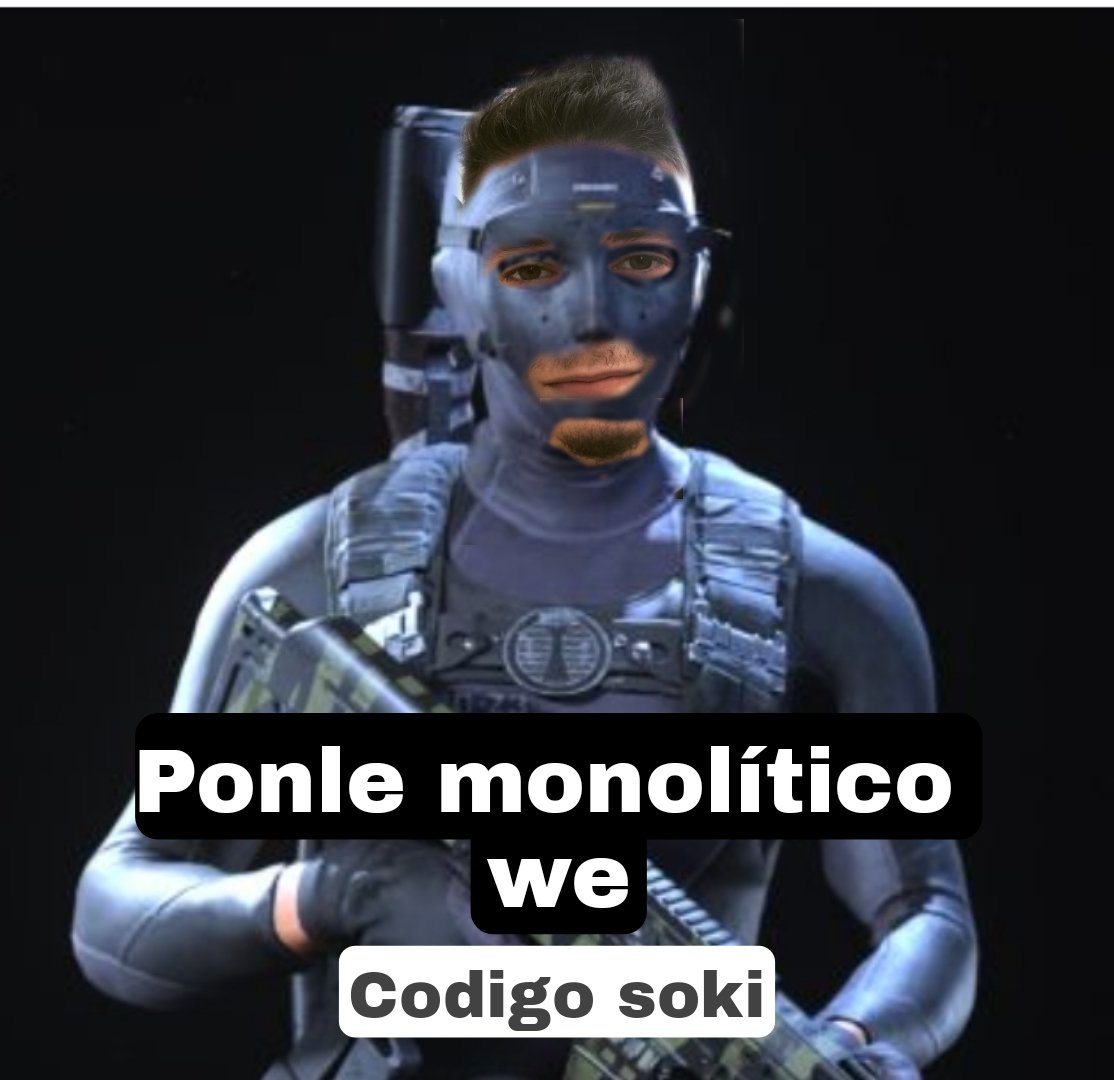 KRATTOS_502's tweet photo. @HypeLectroniX @Yorch_Garrido @MrxSoki #CodigoSoki en la tienda joven
y ponle monolítico a esa baina! we https://t.co/3PYwqogPFS