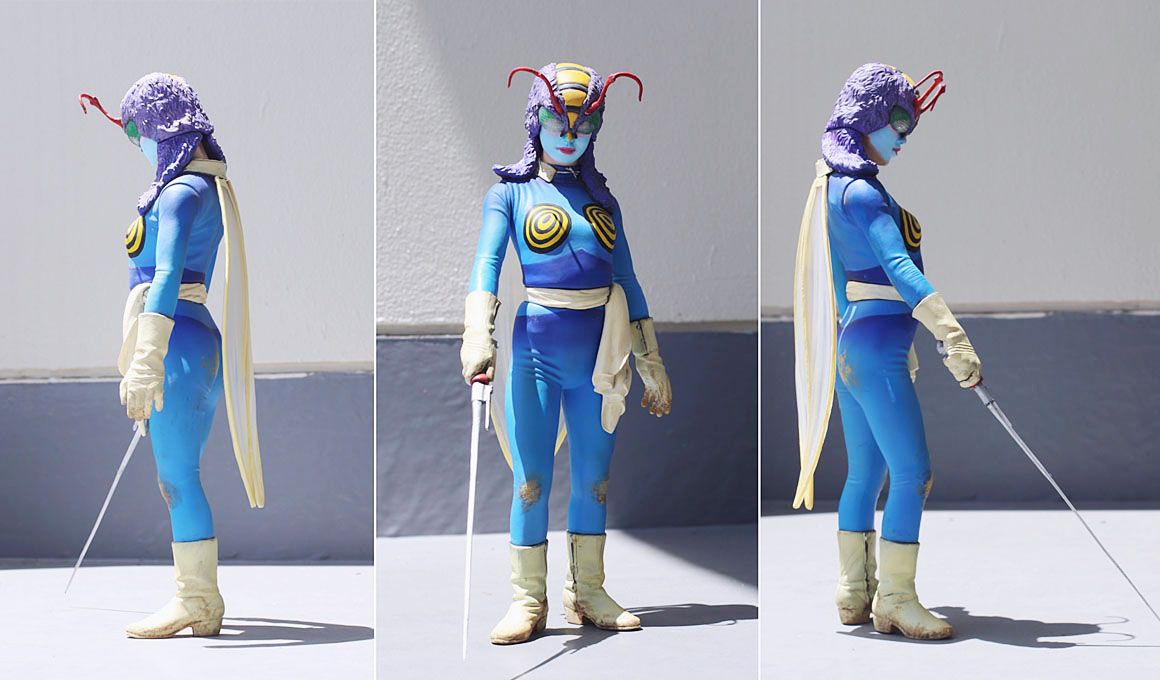 ビリケン商会 仮面ライダー 蜂女 未開封 ○ 仮面ライダー 蜂女 ソフビ