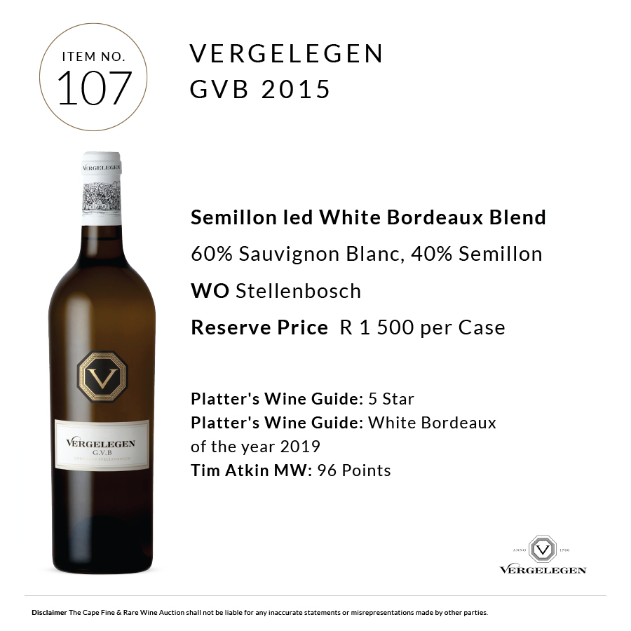 .@VergelegenWines sold for R5800!
