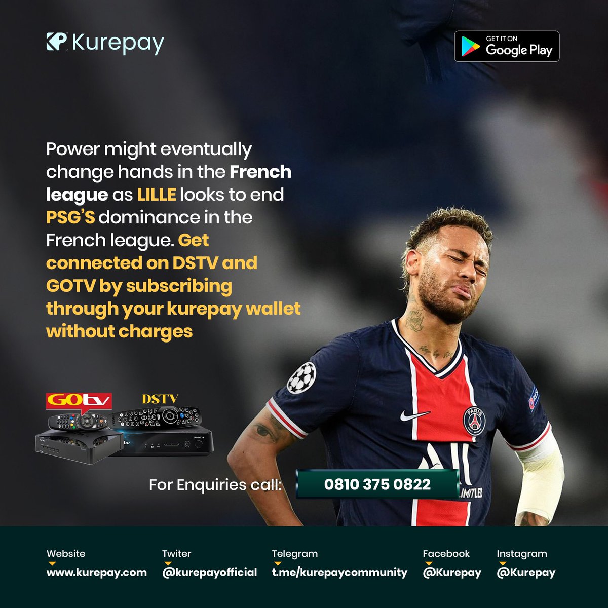 #Dstv #SaturdaySocial #kurepay