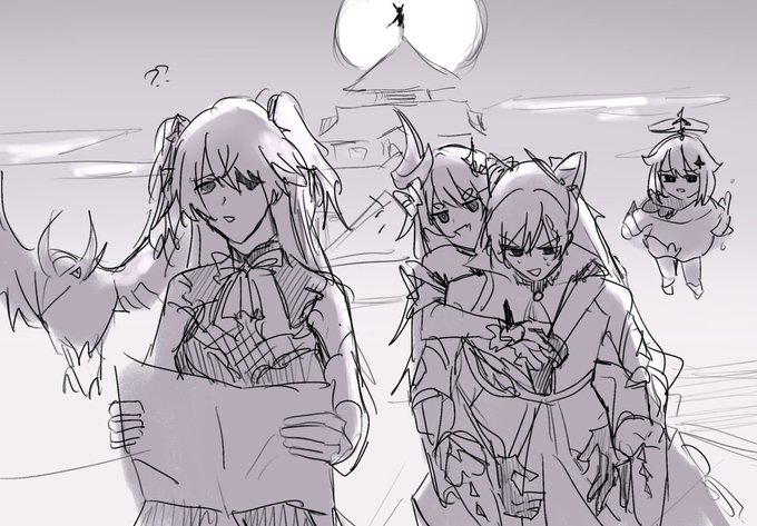 what do you call this squad #HonkaiImpact3rd #GenshinImpact 
