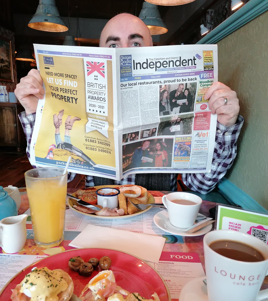 TandridgeIndpt's tweet photo. Where do you read your Caterham Independent? Send us a picture and the best will win a mug! 

#caterhamindependent #wheredoyoureadyours  #localpaper #localnews #yourpaper #community #caterham #oxted #godstone #warlingham #woldingham #kenley #whyteleafe #chaldon #oldcoulsdon https://t.co/3NwxAxvXKW