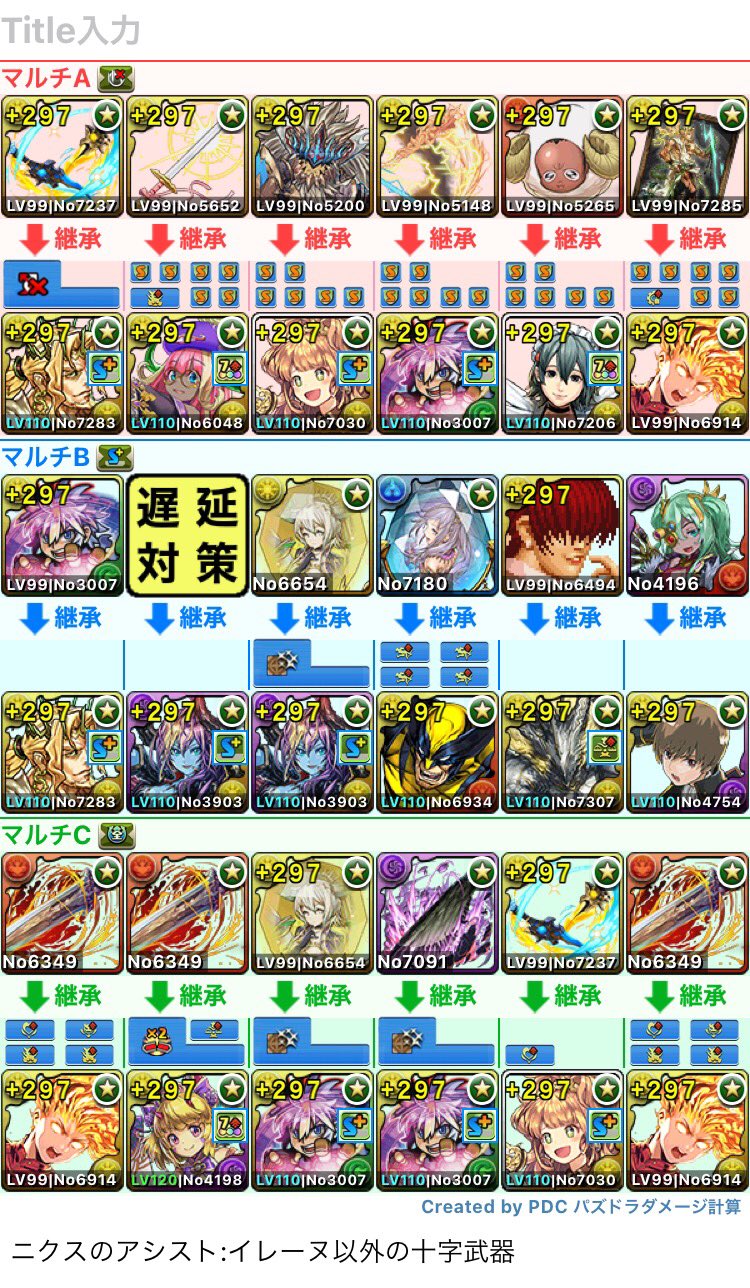 ポニー 百花繚乱3 周回編成 改良版 B編成の改良と全編成レシートの修正を行いました 各編成の補足はリプ欄に T Co Aju5otu0en Twitter