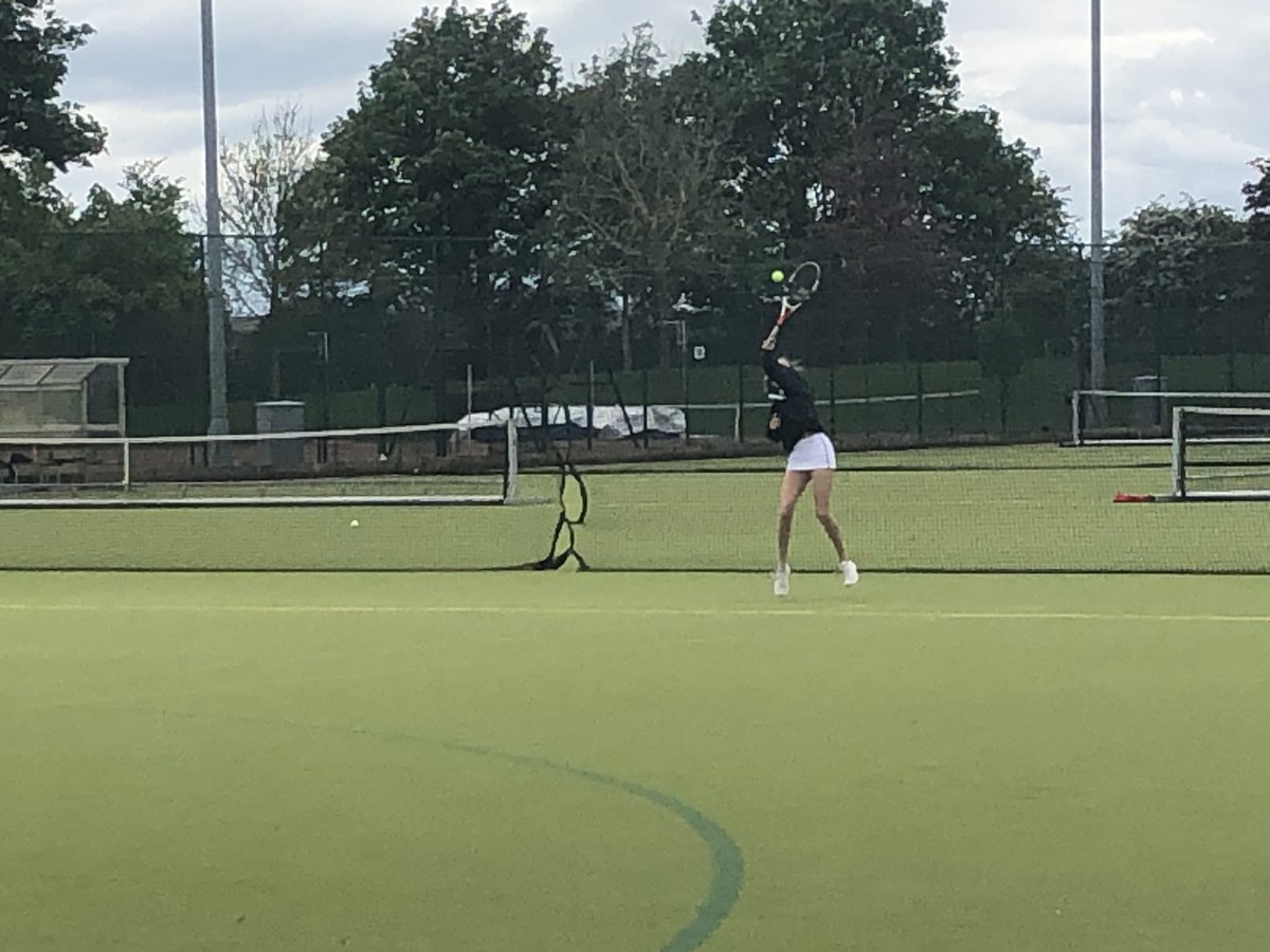 Fantastic to have spectators back <a href="/PockSchool/">Pocklington School</a> @pockgirlssport @pockboyssport @co_pock and some super technique on show! #tennisballaddicts