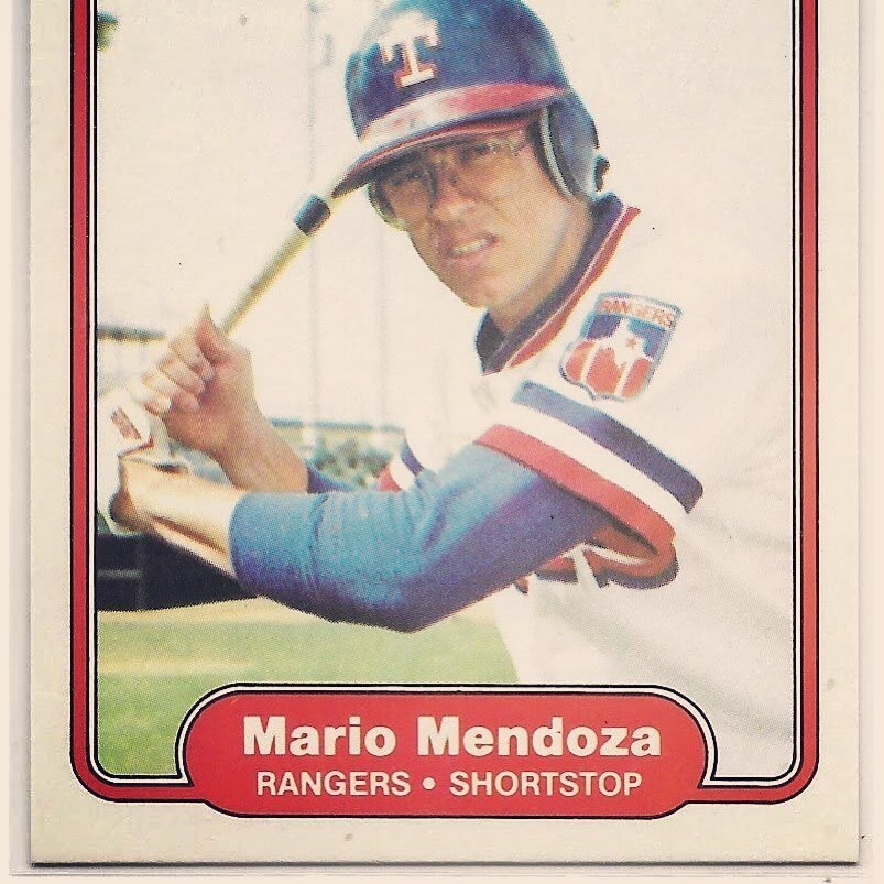 roadgraysmag's tweet photo. On this day in 1982, Mario Mendoza reached on a fielder’s choice in his final MLB at-bat, ending his career with a .215 batting average. (Yes, the guy who inspired the so-called “Mendoza Line” had a career BA above that line.)

#todayinbaseballhistory #b… https://t.co/XTGzAcYUAC https://t.co/tA7aym84gC