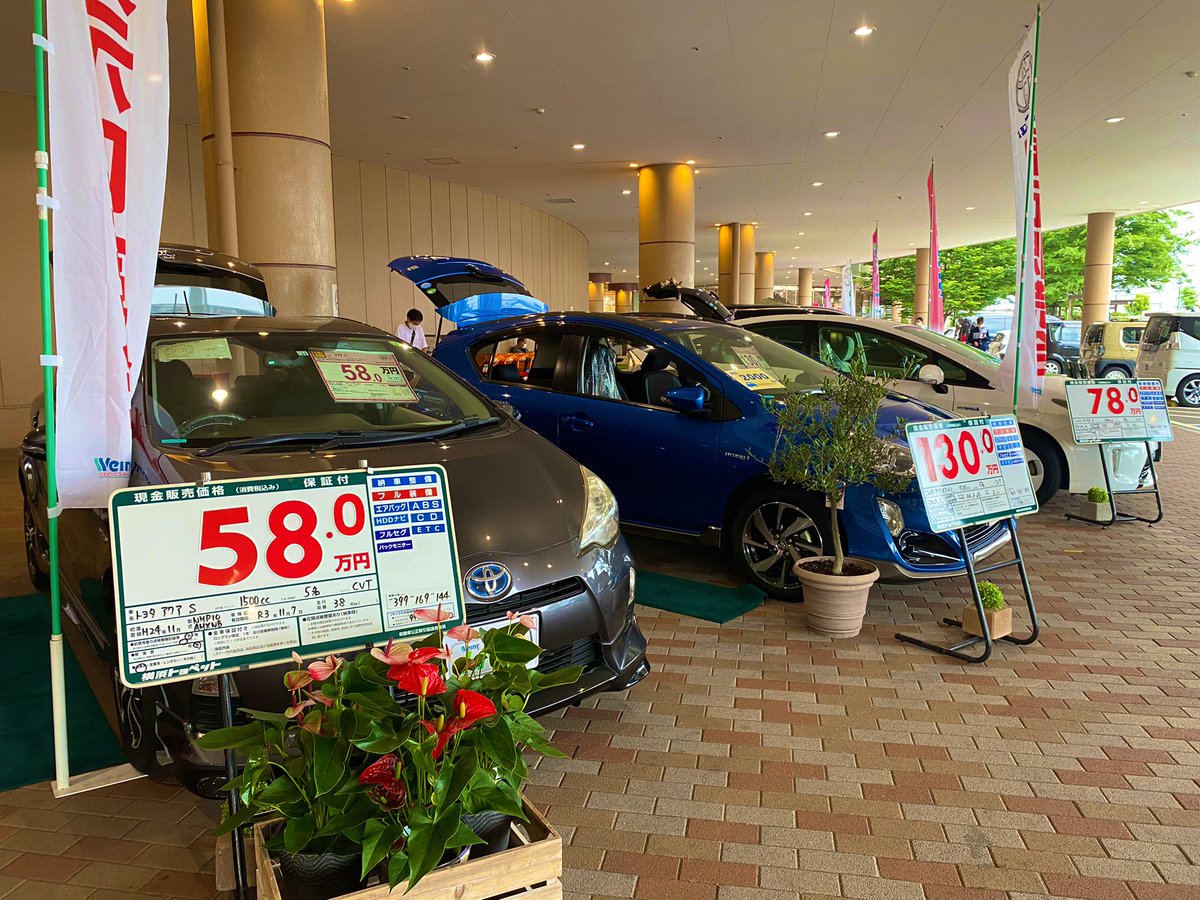 石出奈々子 アリオ橋本の横浜トヨペットさんは 何とお花屋さんと融合した新ショップ どちらもステキに見えてどちらにも触れる機会のできる出会いの場所 キャンピングカーもより臨場感 ショッピングモールで気軽に新車が買える新時代到来です