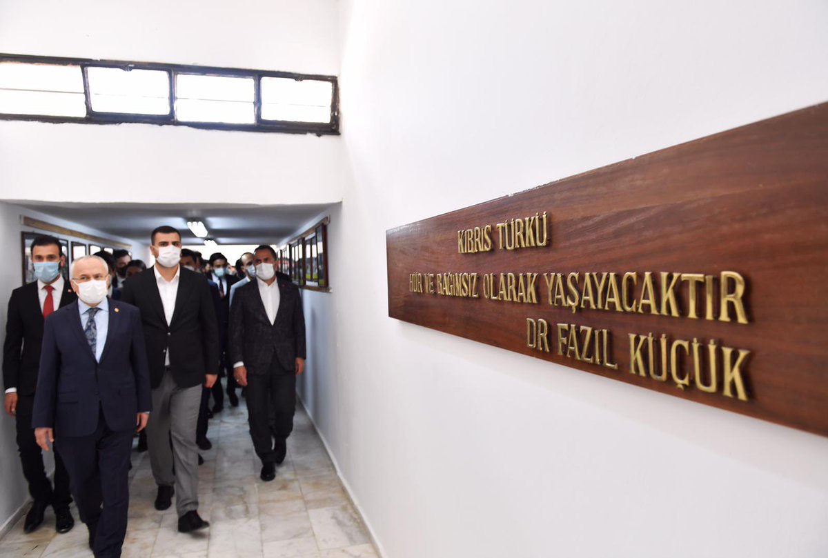 Başkanımız Sn. <a href="/eyupkadirinan/">Eyyüp Kadir İnan</a> ve teşkilatımızla Kuzey Kıbrıs Türk Cumhuriyeti’ndeyiz. 

Gençlik yıllarından itibaren ömrünü Kıbrıs davası ve Kıbrıs Türk halkına adayan Dr. Fazıl Küçük’ün kabrini ziyaret ediyoruz