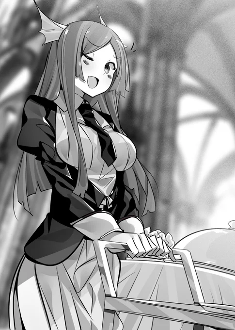 ベルゼブブは見た目からわかるとして実はリヴァイアサン姉妹もがっつりとスリットはいってます 