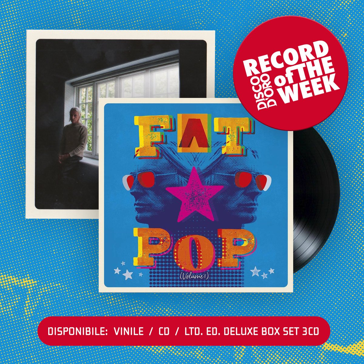 “Fat Pop” - PAUL WELLER {#RecordOfTheWeek}
Disponibile: Vinile / CD / Ltd. Ed. DELUXE BOX SET 3CD: 
> FAT POP 
> MID-SÖMMER MUSIK 
> FAT POP BONUS (con 6 stupendi inediti)
#PaulWeller #FATPOP <a href="/paulwellerHQ/">Paul Weller</a> 
<a href="/andyjcrofts/">Andy Crofts</a> <a href="/stevecradock/">Steve Cradock</a> <a href="/BENGORDELIER/">Ben Gordelier</a> <a href="/Mr_StevePilgrim/">Steve Pilgrim</a> <a href="/thomasvanheel/">Tom Van Heel</a>
