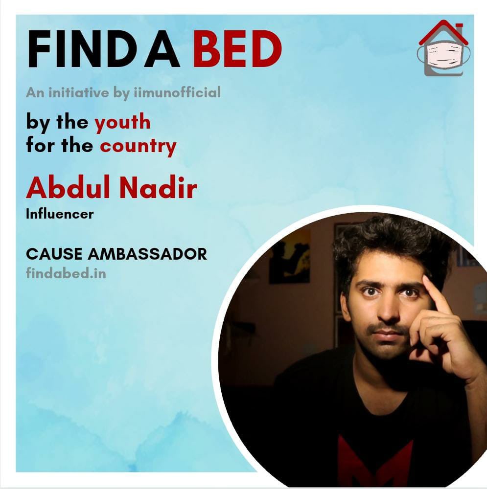 n_mello_'s tweet photo. By the youth
For the country 
#FindaBed #covid19 #CoronavirusIndia https://t.co/88t3ztv1N5