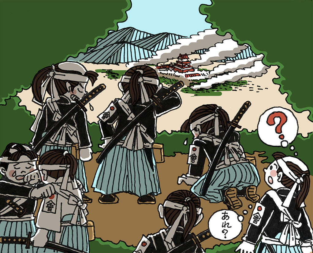 印刷 白虎隊 イラスト