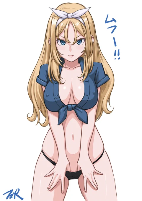 自慢するネルソン #艦これ #艦隊これくしょん https://t.co/PwvxtPj2hE 