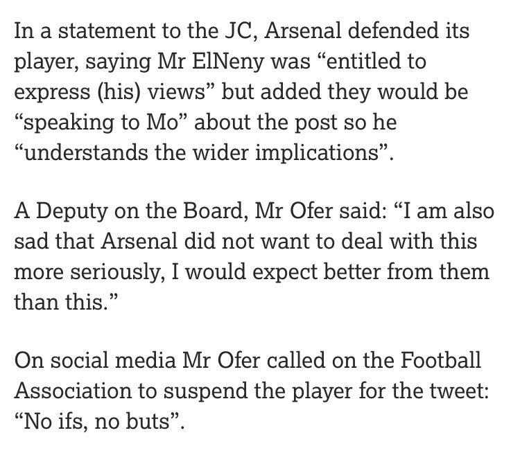 michaeljswalker's tweet photo. Tal Ofer, who got Starmer’s Iftar dinner cancelled after highlighting the organiser’s support for BDS, is shocked to find out Arsenal aren’t quite as morally abject as the Labour Party. https://t.co/33ZBpGv8mS