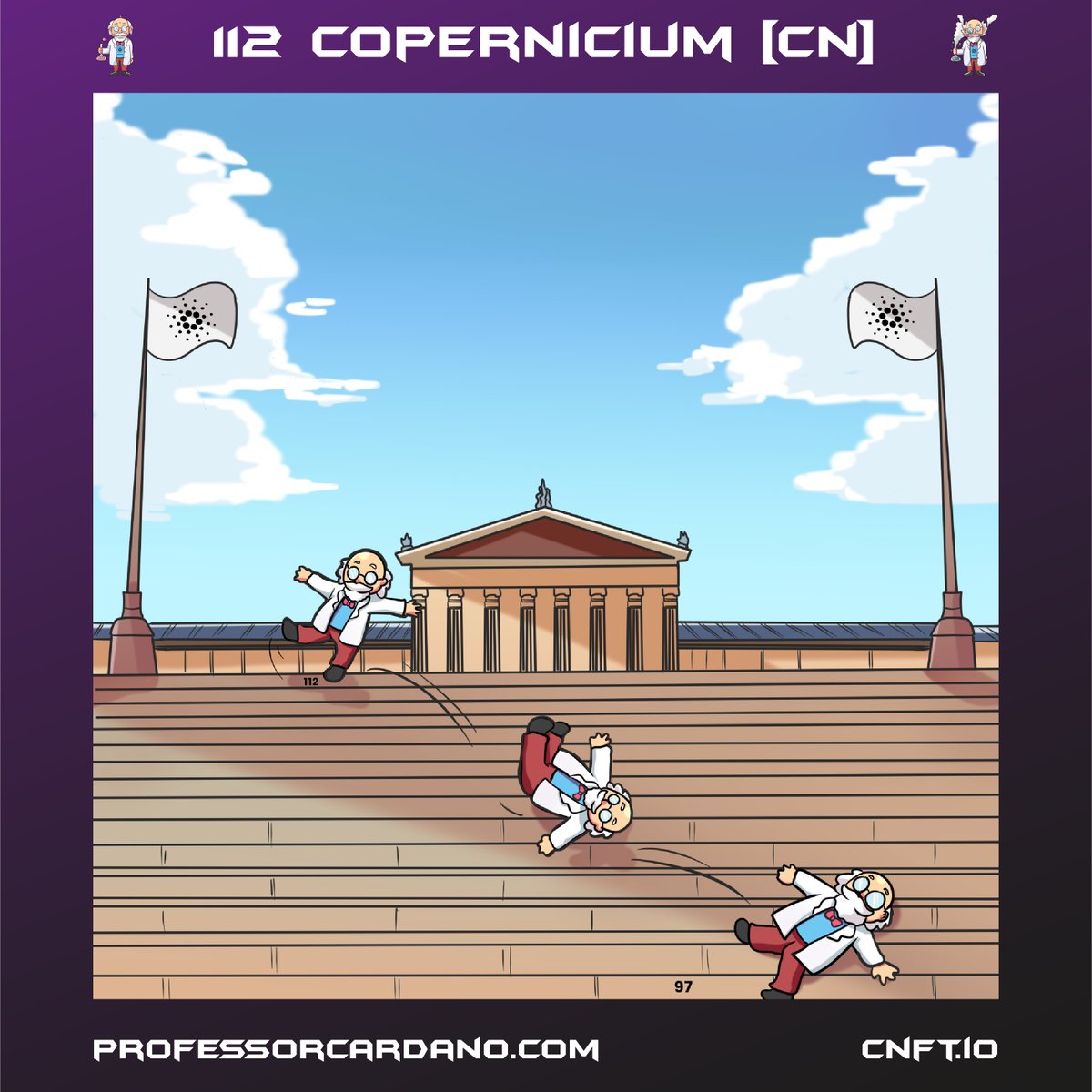 ProfesCardano's tweet photo. ⚠☢ 112 - Copernicium [Cn] ☢⚠

ONLY 112 Available

The sale will start soon, I will post a wallet address to here and #professorcardano discord channel

Send in the correct ADA amount and receive one of my Element Tokens back almost instantly. https://t.co/GAfk7JD3Mo