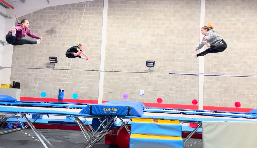 Some synchro fun to round off a busy Friday of trampolining. We are loving being back bouncing. #teamTwisters #inclusive #trampolining #allAge #allAbility. Spaces in some classes. Email info@twisterssw.com for information.