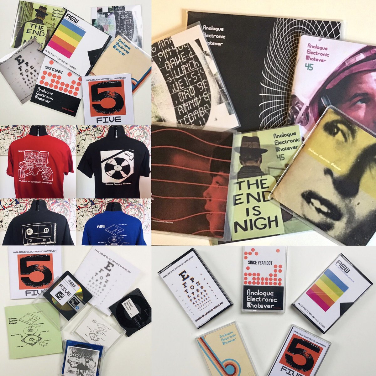 Analogue Electronic Whatever (@analogueew) on Twitter photo 5 years & accidentally turned into DIY label. Great fun😆, made lots of #vinyl #cassettes #minidiscs #CD & #Tshirts Thanks for all the support 👍. Music is on all platforms & please pop over for a listen look & follow on #Bandcamp 
…alogueelectronicwhatever.bandcamp.com 5 years & accidentally turned into DIY label. Great fun😆, made lots of #vinyl #cassettes #minidiscs #CD & #Tshirts Thanks for all the support 👍. Music is on all platforms & please pop over for a listen look & follow on #Bandcamp 
…alogueelectronicwhatever.bandcamp.com