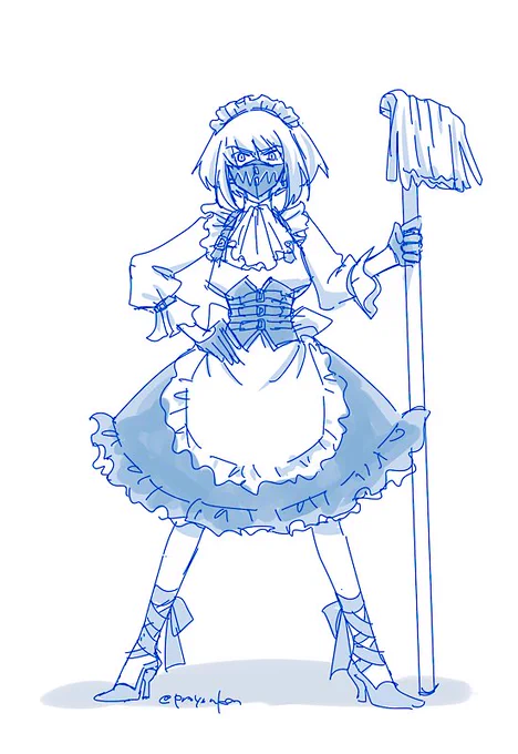 😷メイドちゃん。 