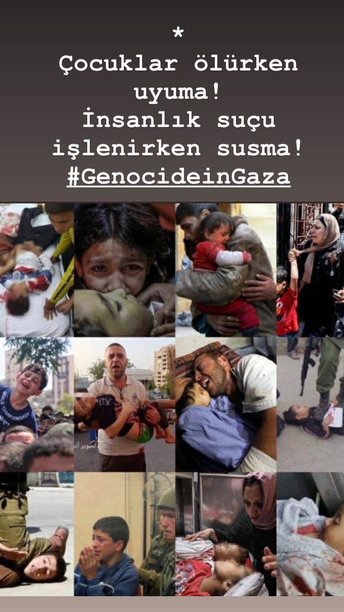 #GenocideinGaza
Elimizden ne gelir demeyelim!
Elimizden çok şey gelir!
En başta dua🤲🤲
Sosyal medya da paylaşımda bulunarak safımızı belli edelim. Zalime dur deyip mazlumun yanında olalım İnsallah🤲😞
#HearGaza #GenocideinGaza #GazaUnderAttack