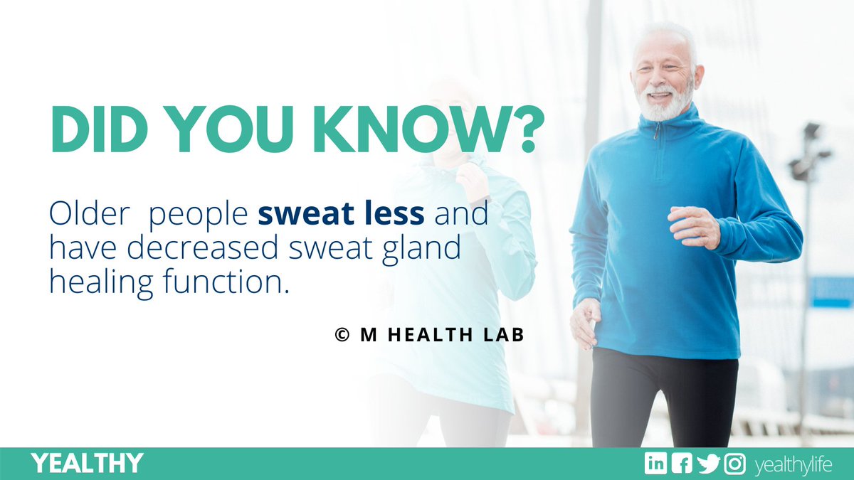 yealthylife's tweet photo. Decrease in sweating is accompanied by negative impact on wound repair. Read more: https://t.co/y1lDzzOWdF

#yealthyaging #sweatglands #science #yealthy #safespro https://t.co/n9fxsSoTxl