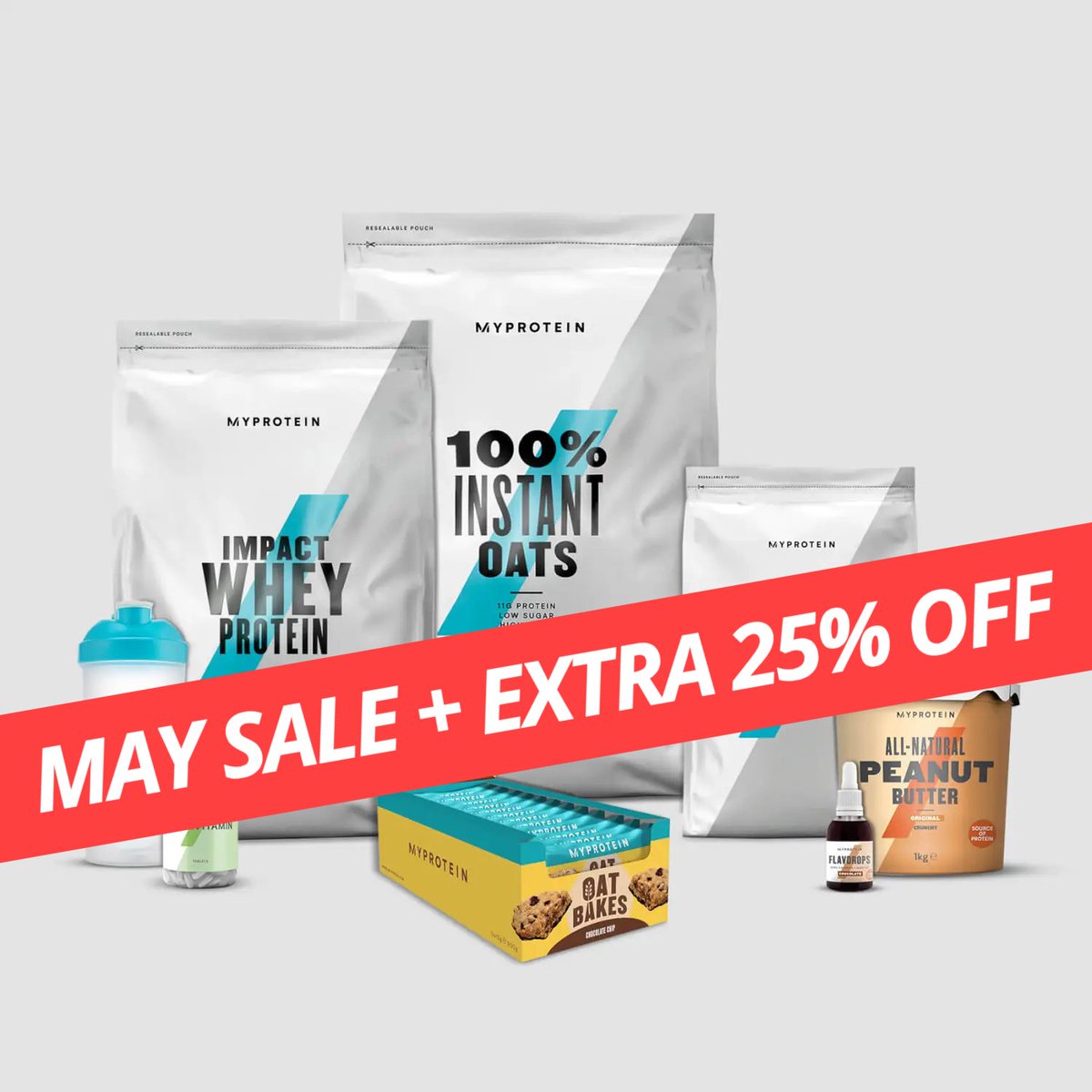 May Sale - Save an extra 25% Off your order at #Myprotein
Visit our website for the discount code:
bit.ly/3ohipZU