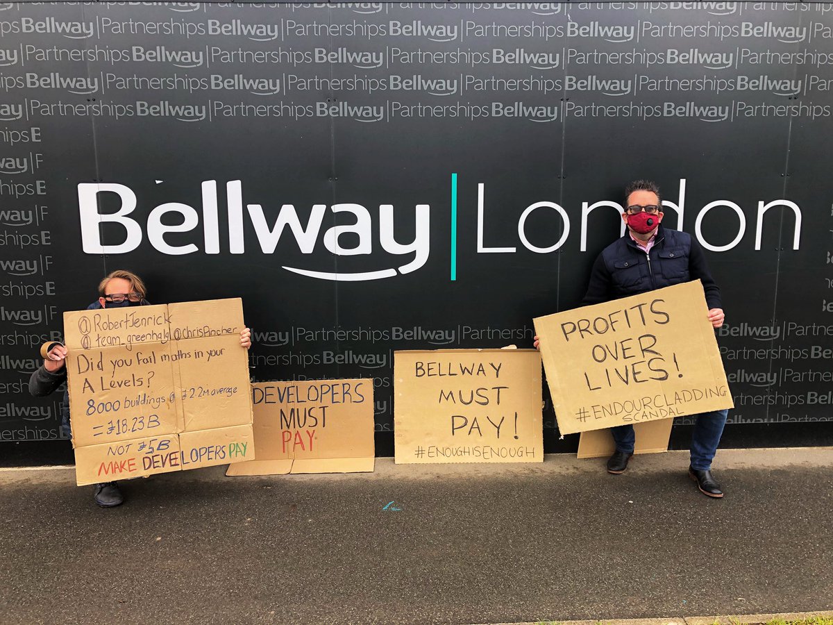 nat77splat's tweet image. #NewProvidenceWharf here to support our #Bellway cousins #BellwayMustPay #EnoughIsEnough #EndOurFireSafetyScandal