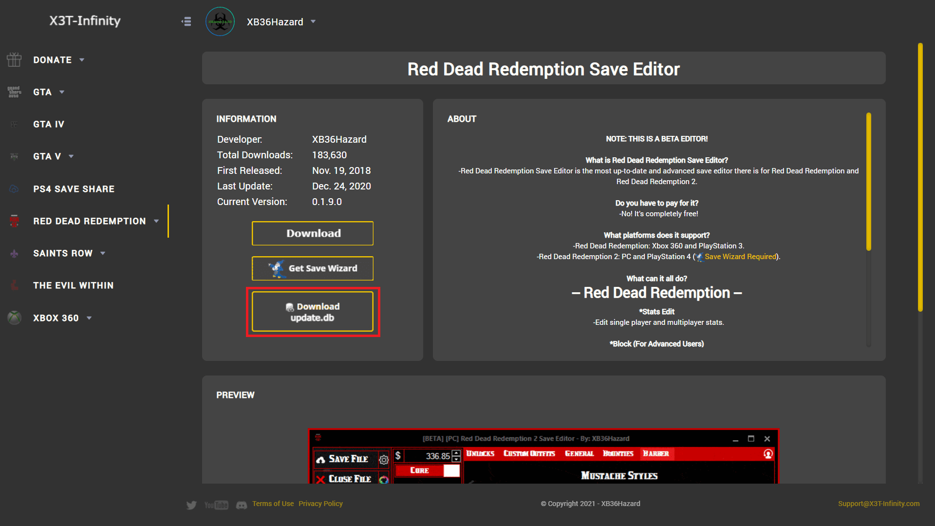 Array af landing Ubarmhjertig XB36Hazard on Twitter: "Anyone having an issue with Red Dead Redemption  Save Editor not loading the database. Please download the "update.db" from  https://t.co/r6C6Ie5vpl and put the "update.db" in the following folder:  %localappdata%\RDRSE