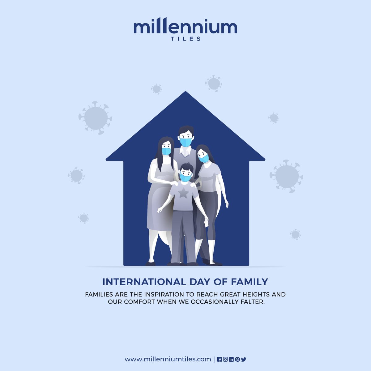 Millenniumtiles's tweet photo. Families are the inspiration to reach great heights and our comfort when we occasionally falter.
"𝐈𝐧𝐭𝐞𝐫𝐧𝐚𝐭𝐢𝐨𝐧𝐚𝐥 𝐃𝐚𝐲 𝐨𝐟 𝐅𝐚𝐦𝐢𝐥𝐲"
#internationaldayoffamilies #family #familytime #familyfirst #spendtimewithfamily #Wishes #stayhome #staysafe https://t.co/GlxXRYGhfj