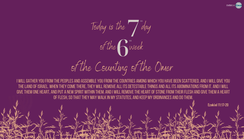 EverydayTorah's tweet photo. Today is the 7th day of the 6th week of the counting of the Omer.

Ezekiel 11:17-20
.
.
.
.
#EverydayTorah #Omer #Counting #Ezekiel #Weeks #Days #KeepMyOrdinances #DoThem #YHWH #Yeshua #tk https://t.co/M41vklTIUK