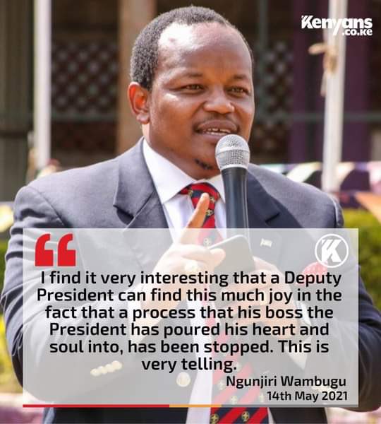 Hon Ngunjiri Wambugu CBS tweet media