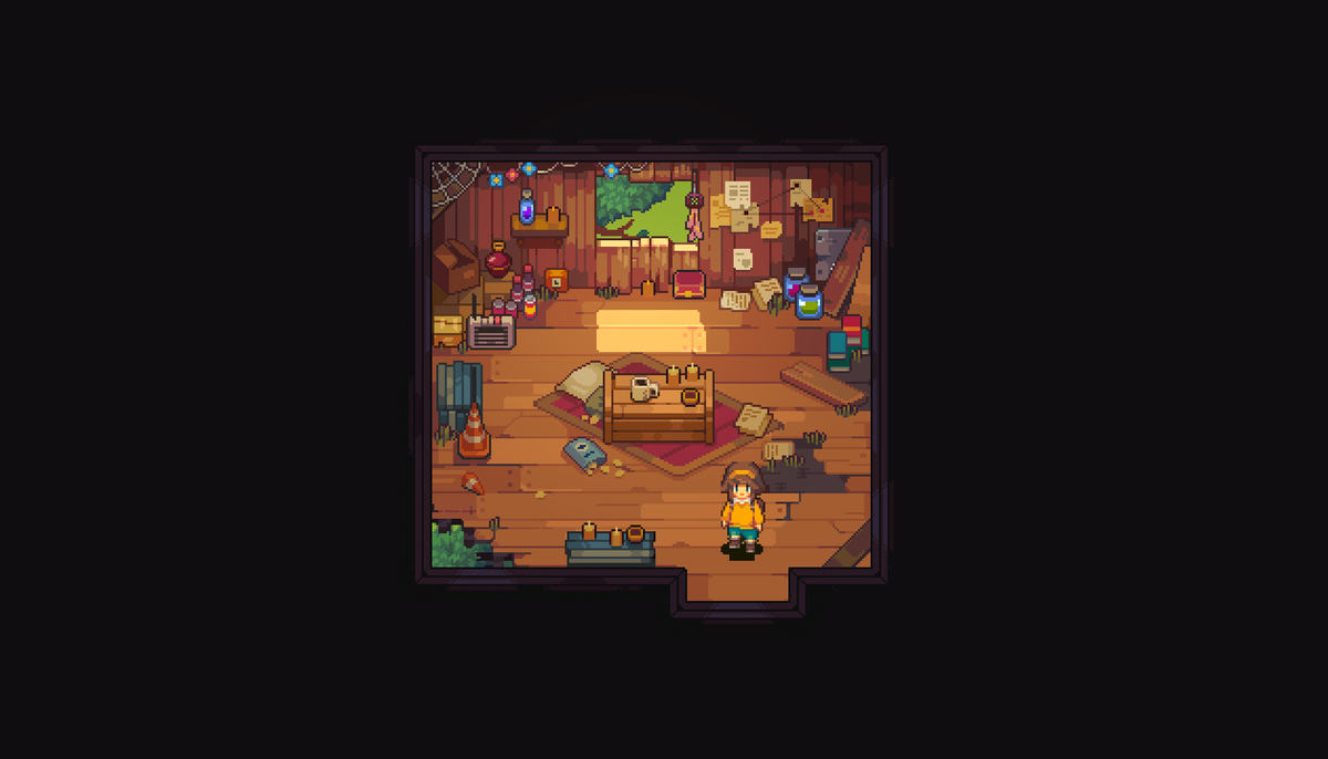Did you have a tree house or something like that in your childhood?) 

#screenshotsaturday #pixelart #ドット絵