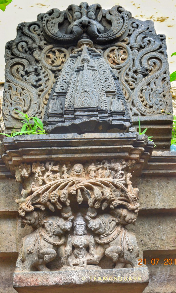 Gajalakshmi with phala pushpa thorana.