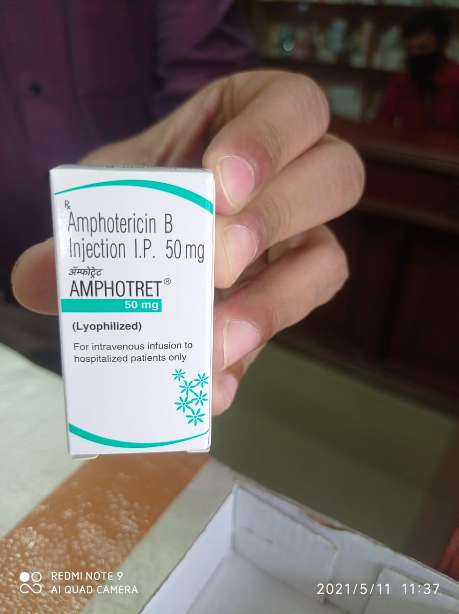 palsantosh's tweet photo. @ChouhanShivraj this injection is stock out from market, people are in trouble who need it. Please do something to arrange this injection. Treatment for black fungus  @Indore https://t.co/giS9IJjTvP
