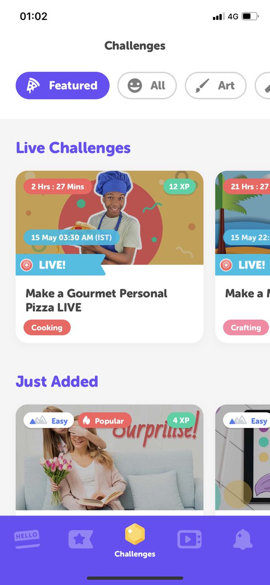 bhavikrathod's tweet photo. It's finally here!!! ๐
Introducing DIY LIVE! ๐
Live Challenges (workshops) where kids can follow along with mentors to learn new skills ๐ช
If you're a parent to a kid between 6-16 yrs, download the app on iOS: DIY - The Learning Community
#edtech #diyorg #kidslearning https://t.co/FfX0p6GfMW