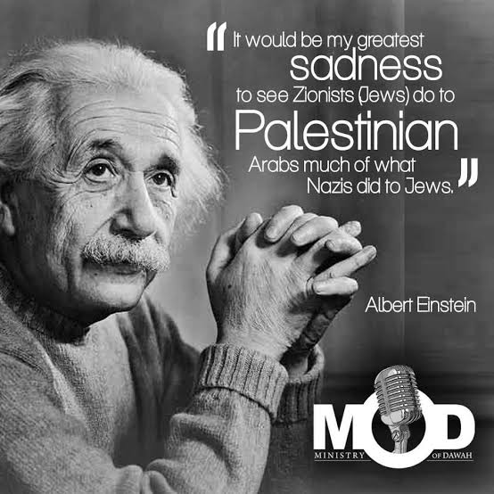 Greatest scientist of all time Albert Einstein About Isreali terrorism in Palestine.
#IsraelKillsCivilians #Gaza_Under_Attack