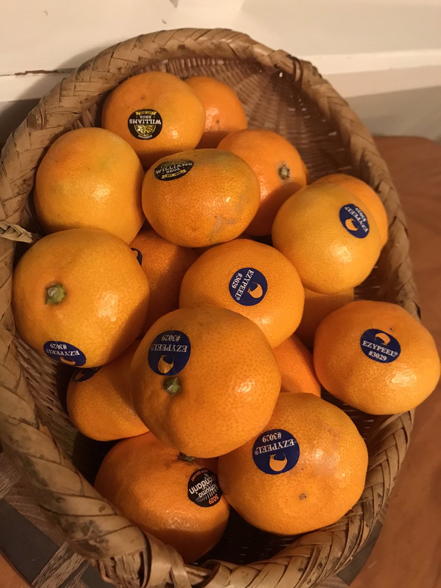 Why does every mandarin need a sticker?