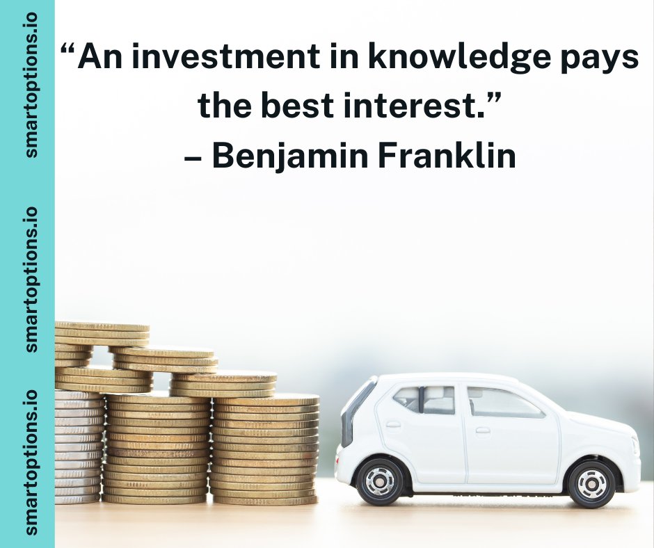 smartoptionsio's tweet photo. An investment in knowledge pays the best interest. - Benjamin Franklin
#smartoptions #comfortzone #quotes #qotd #investment #knowledge #interest #benjaminfranlin https://t.co/UjpLhTMbud