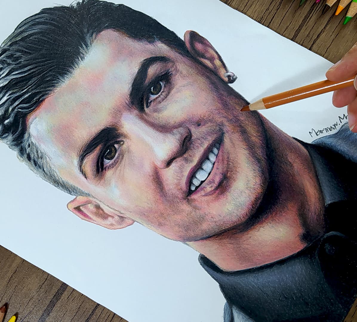 Cristiano Ronaldo CR7 pencil drawing portrait. by AmrEssaArt on DeviantArt-saigonsouth.com.vn