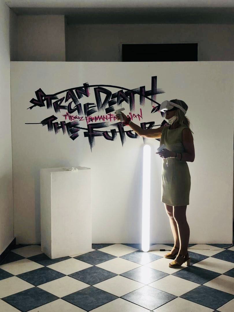 FirouzFF's tweet photo. STRANGE DEATH OF THE FUTURE opening 13-05-21 pic @ PATIO MONOROOM @FirouzFF SEE BORDERLESSLAUNCH OFFER ON  https://t.co/vQ6dh3tvvr
#vr #decentralizedart #NFTCommunity #asteroidmining https://t.co/DQG4btlIgT