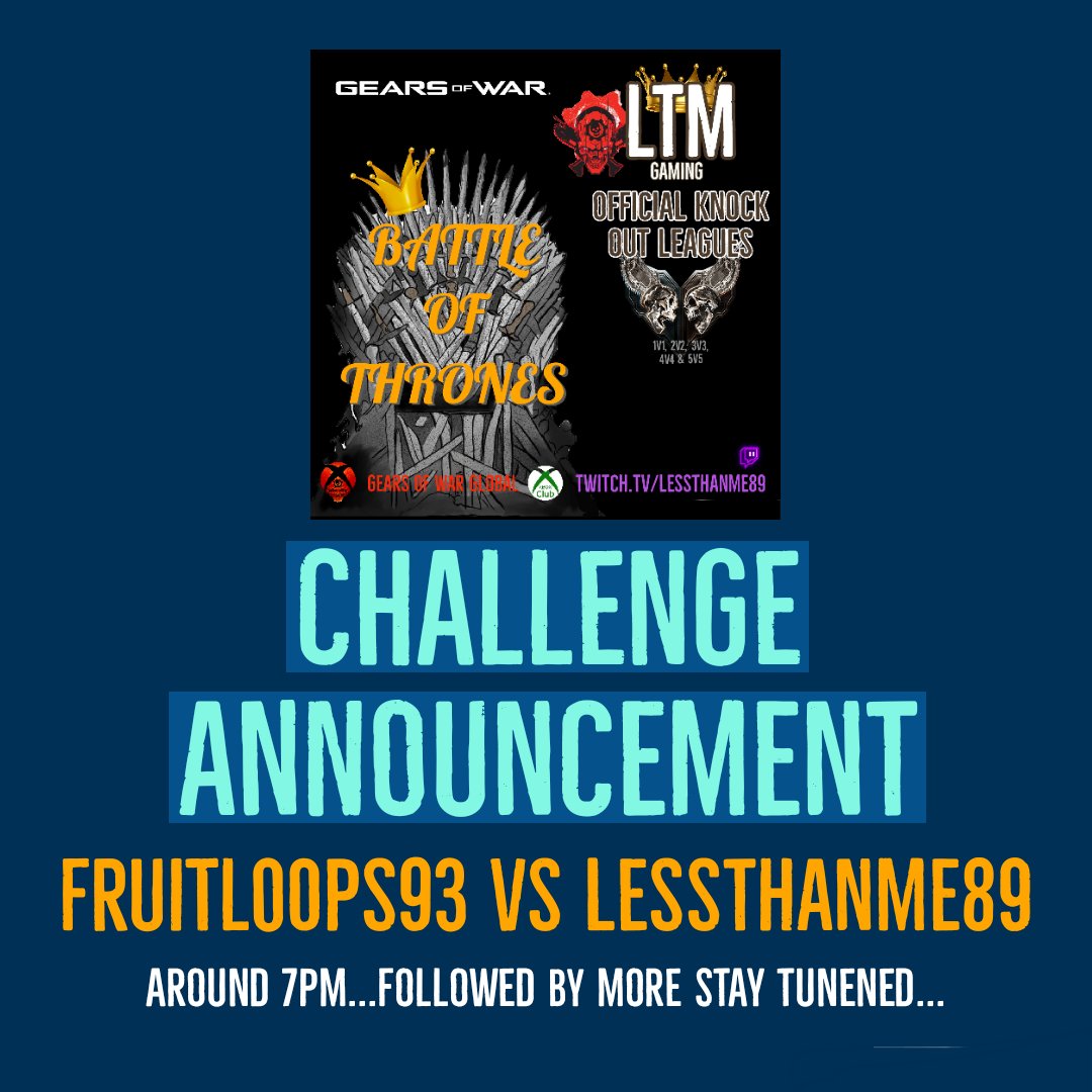 GearsGlobal's tweet photo. #LTMGaming 
@LTM_Gaming
 GearsOfWarGlobal
#Gears5  #xbox #win #JoinOurFacebook #JoinOurClub #gearsglobal #gearsofwar #gearsport #esports #esportsgaming #king #thronechairs #gearsofwarglobal #twitch #twitchstreamer #twitchgamer #gamers #stream #live #lessthanme89 https://t.co/wJl18si3r5