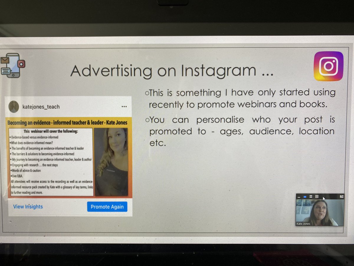 RogersHistory's tweet photo. Im learning a lot from @KateJones_teach about Instagram here! Brave new world for me lol #socialed https://t.co/aWyurDGRNM