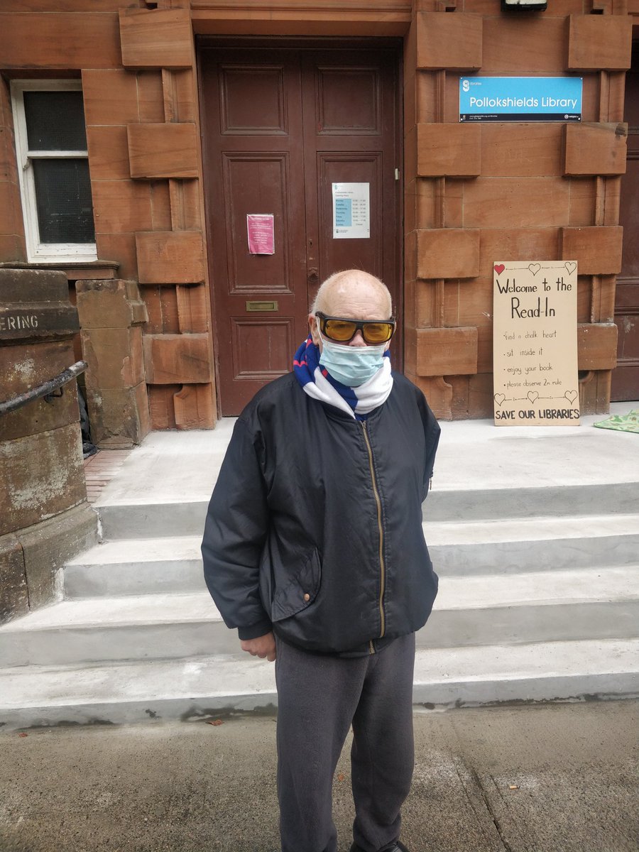 John misses #Pollokshields library on #KenmureStreet. He was using the library to borrow Arabic and and Hebrew CDs so he could say hello to his neighbours. Libraries are essential for strong communities