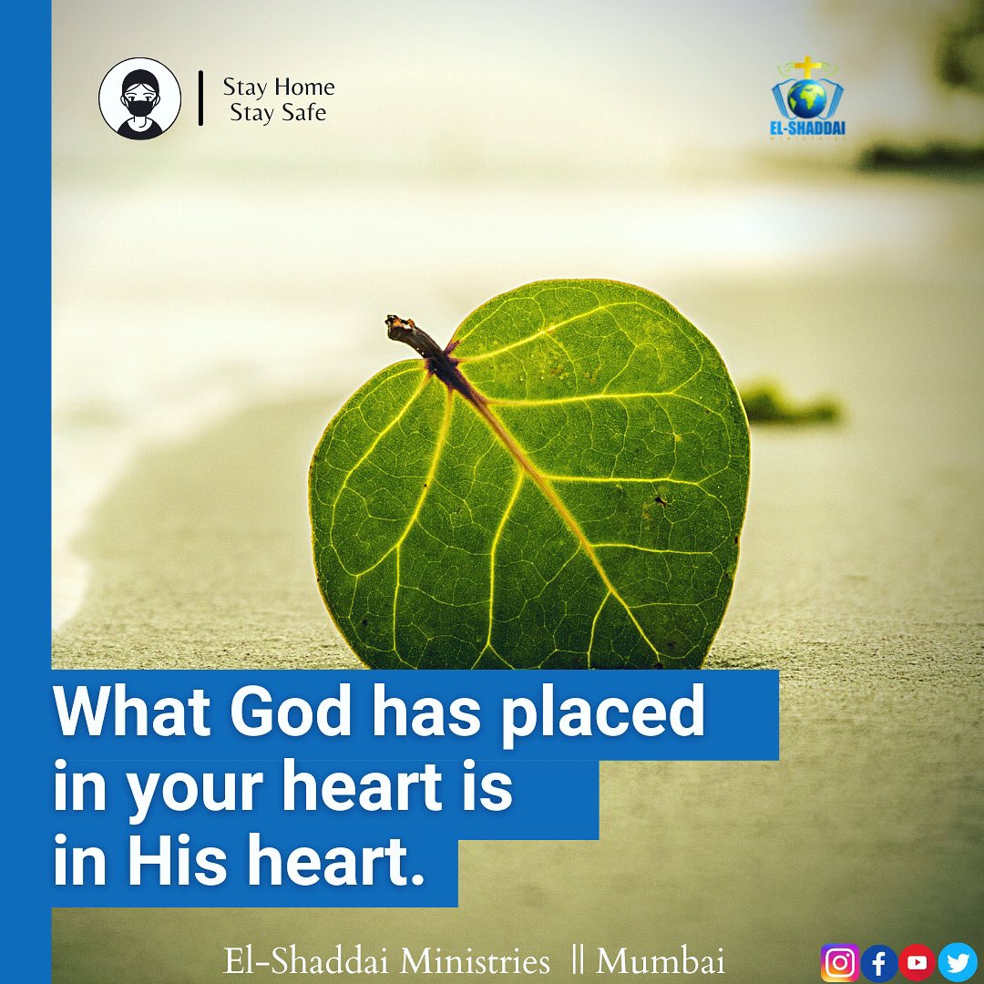 joelsukku's tweet photo. What #God has Placed in your #heart is in #His #heart. #Jesus #Faith #Christian #Mumbai https://t.co/ARhKJIHE33