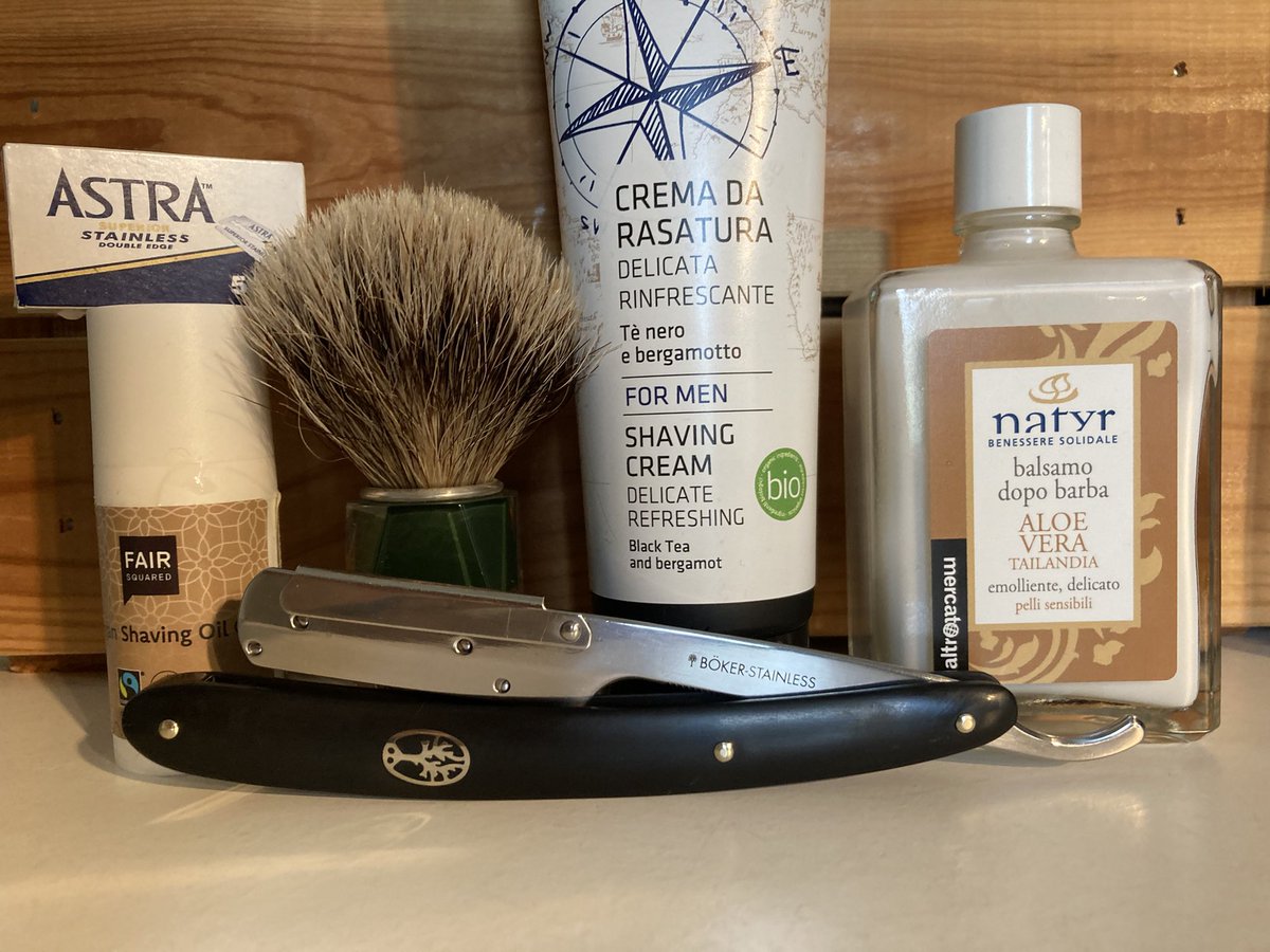 Lovely @altromercato @FairtradeItalia shave! #wetshaving #sotd #shavelikeaman