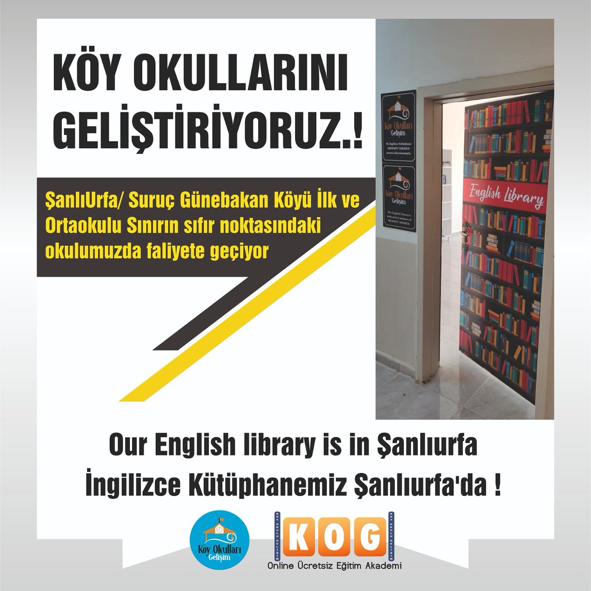 İngilizce Kütüphanemiz Şanlıurfa'da..

#instagram #ingilizce #kolej #egitim #English #sanat #kitap