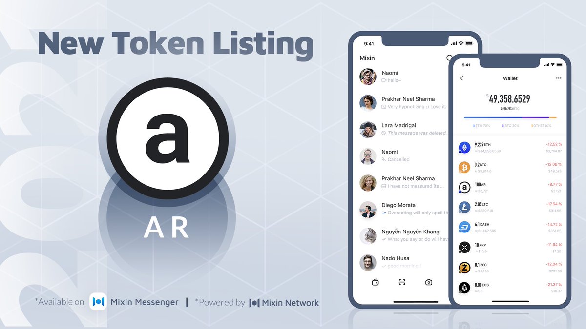 We’re excited to announce that the 36 public chain @ArweaveTeam $AR has been supported. Deposit & withdrawal are available on @MixinMessenger. Arweave is a novel data storage blockchain protocol enabling a permanent web and creating truly permanent data storage for the first time